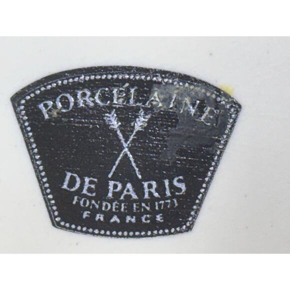 Porcelaine de Paris Vintage Oval Covered Baker Hand Painted Waterfowl Design - Picture 7 of 9